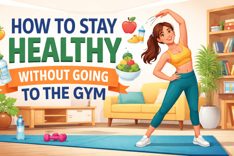 how to stay health without going to the gym