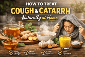 How to Treat Cough and Catarrh Naturally at Home (Safe & Effective Remedies)