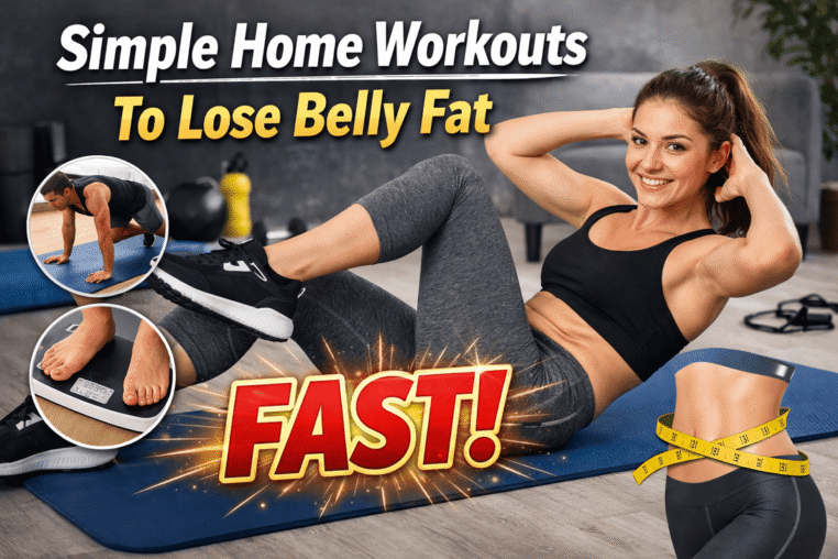 Simple Home Workouts to Lose Belly Fat Fast